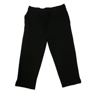 32 Cool Ladies Super Soft Black Crop Pants- Size Small